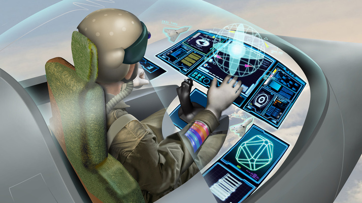 کابین خلبانی پوشیدنی – کنترل جنگنده با ردیابی چشمی