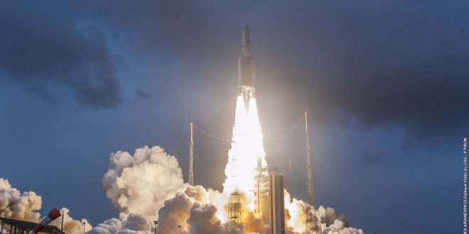 شرکت آریان اسپیس برای عربستان و هند ماهواره به فضا ارسال کرد