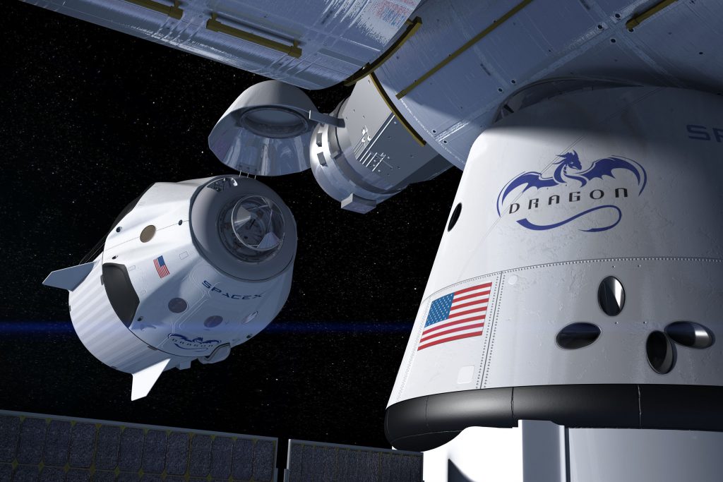 کپسول دراگون اسپیس‌ایکس با موفقیت به ایستگاه فضایی بین‌المللی متصل شد