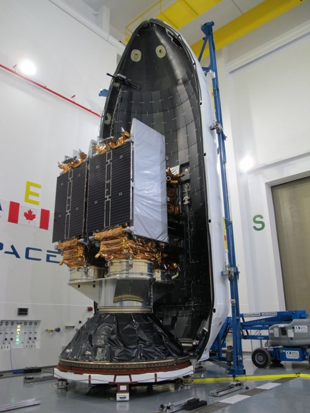 منظومه ماهواره‌ای رادارست کانادا با کمک موشک اسپیس‌اکس به فضا ارسال شد