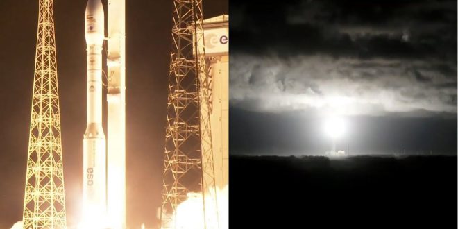 ناکام ماندن موشک ماهواره‌بر Vega در پرتاب ماهواره اماراتی