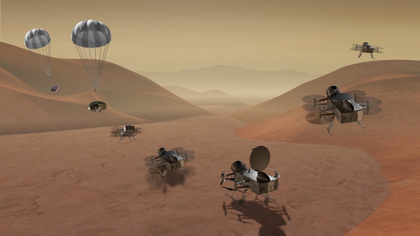 قمر تیتان سیاره زحل، مقصد بعدی اکتشافات ناسا با استفاده از کوادکوپتر