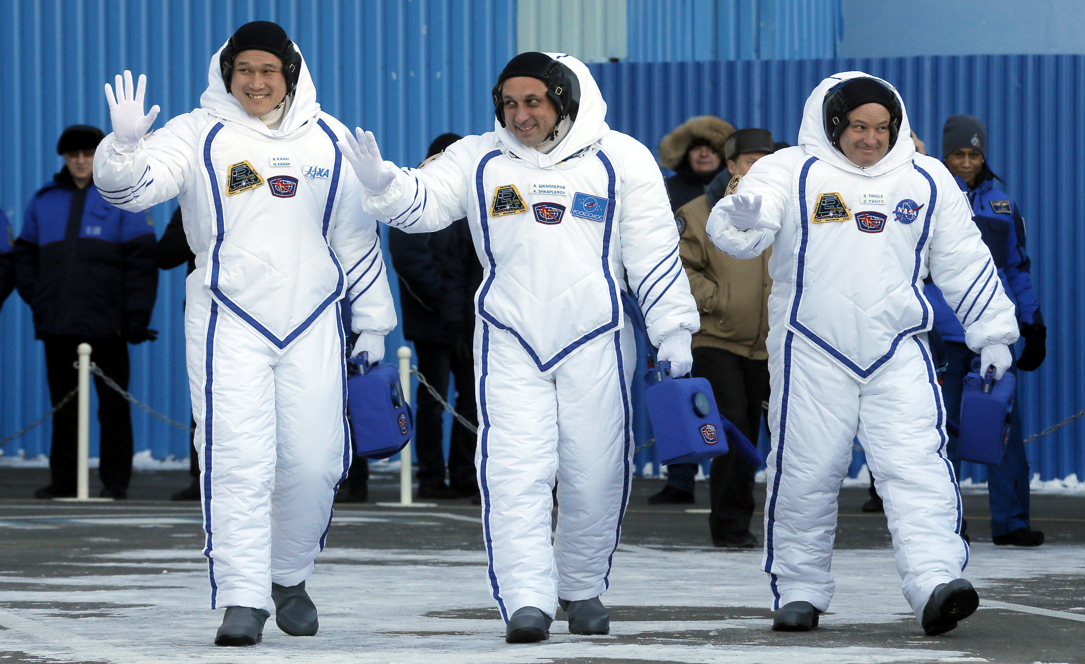 فضانوردان فضاپیمای سایوز به ایستگاه فضایی بین‌المللی رسیدند