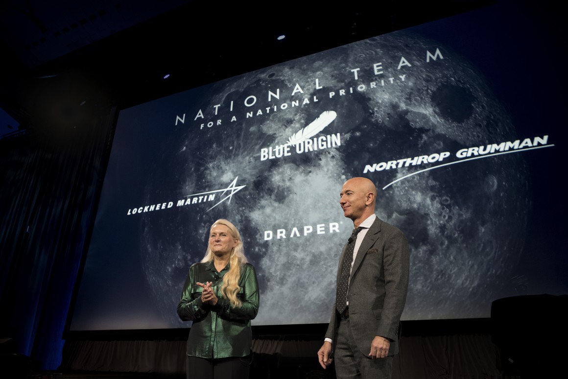 همکاری شرکت فضایی “بلو اوریجین” با ساخت ماه نشین ناسا در برنامه “آرتمیس”