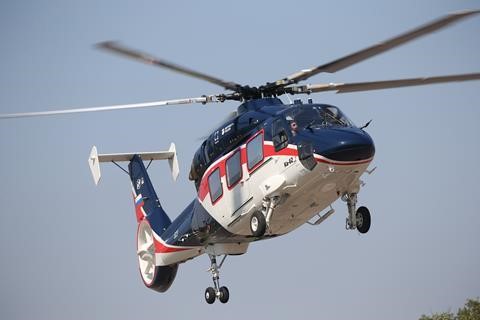 صدور گواهینامه برای پرواز هلیکوپتر Ka-62