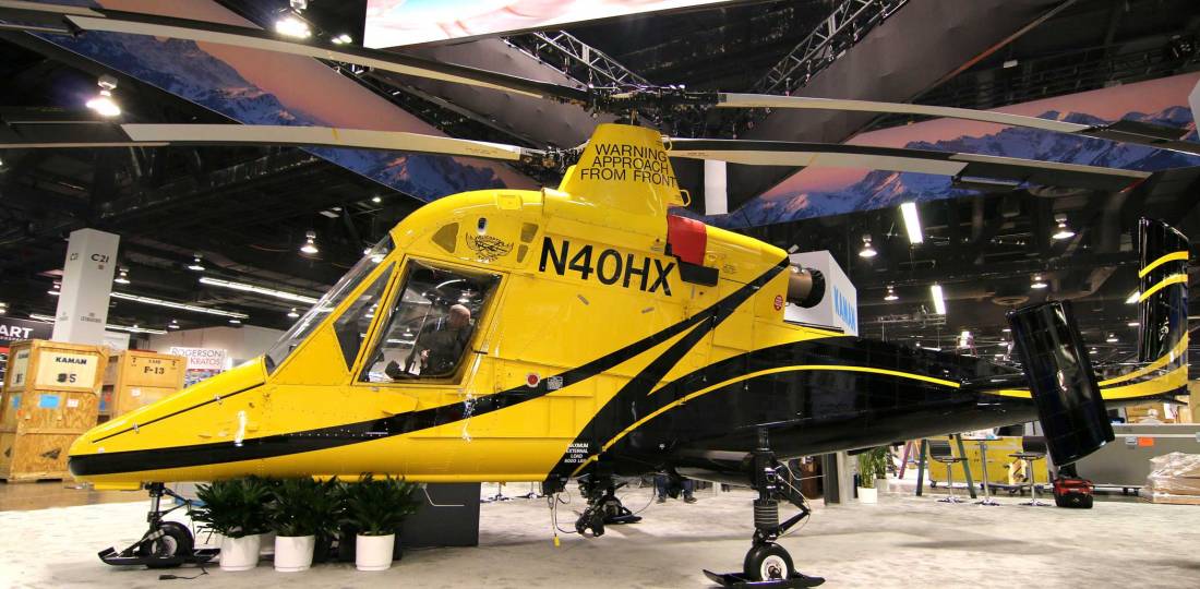 هلیکوپتر بدون سرنشین K-Max برای خدمات نظامی و تجاری