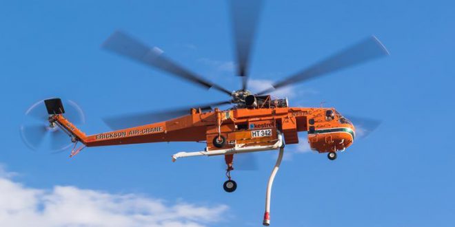 قرارداد اریکسون و Sikorsky برای ارتقای جرثقیل هوایی  S-64