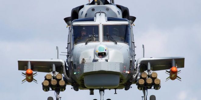افزودن بالهای تسلیحاتی به بالگرد Wildcat برای محافظت از کشتی‌های جنگی