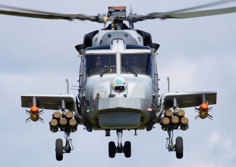 افزودن بالهای تسلیحاتی به بالگرد Wildcat برای محافظت از کشتی‌های جنگی