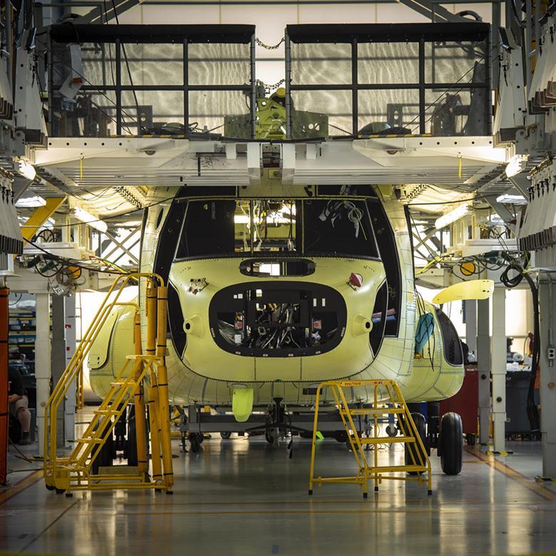 آماد‌گی بوئینگ برای بازگشایی کارخانجات تولید CH-47 Chinook در فیلادلفیا