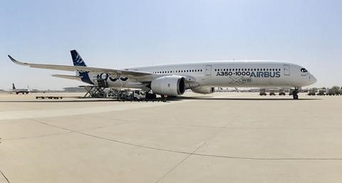 ارسال تجهیزات پزشکی از چین به اروپا توسط هواپیمای A350-1000