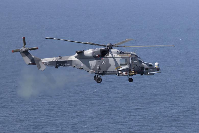 تجهیز بالگردهای Wildcat نیروی دریایی سلطنتی به موشک‌های Martlet