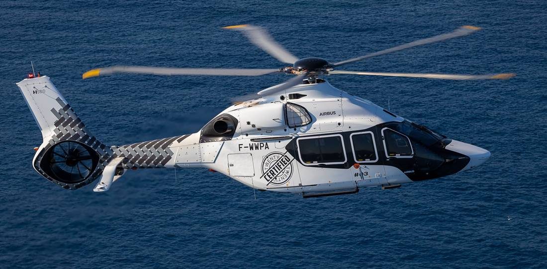 تأیید صدور گواهینامه نوع EASA برای هلیکوپترهای Airbus H160